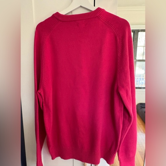 J. Crew heritage cotton sweater NWT pink - Picture 2 of 3